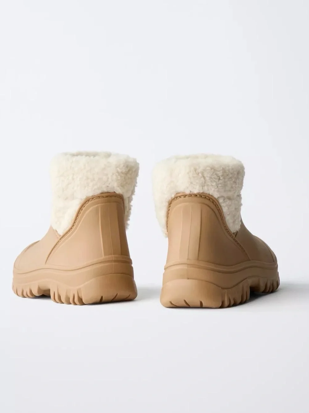 Zara fleece lined rain boots
